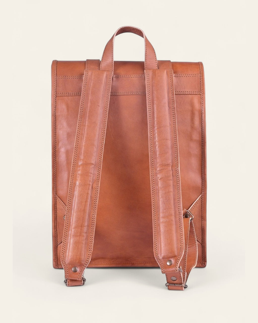 The Sariska Backpack — back view with wide padded adjustable shoulder straps