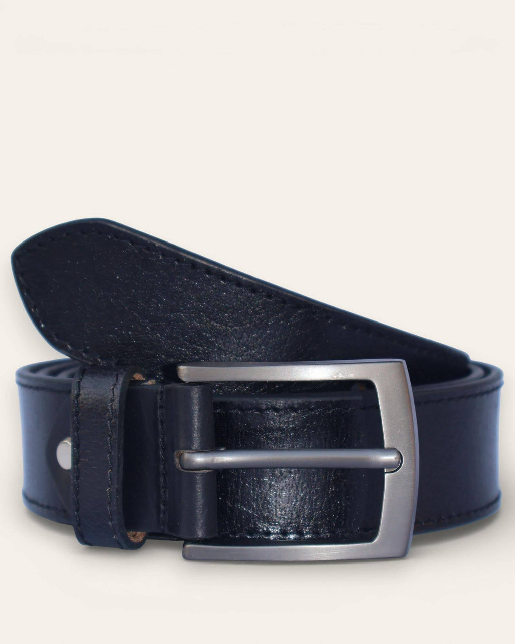 The Chittorgarh Belt - Stitched Black