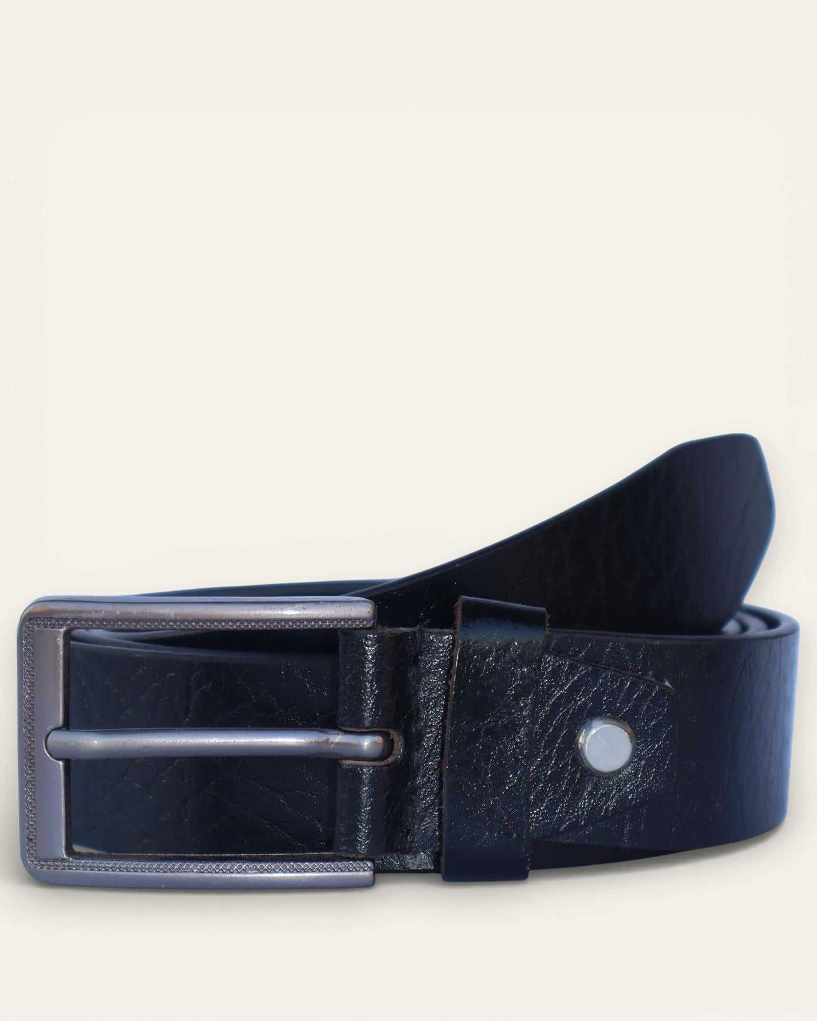The Chittorgarh Belt - Pebbled Black