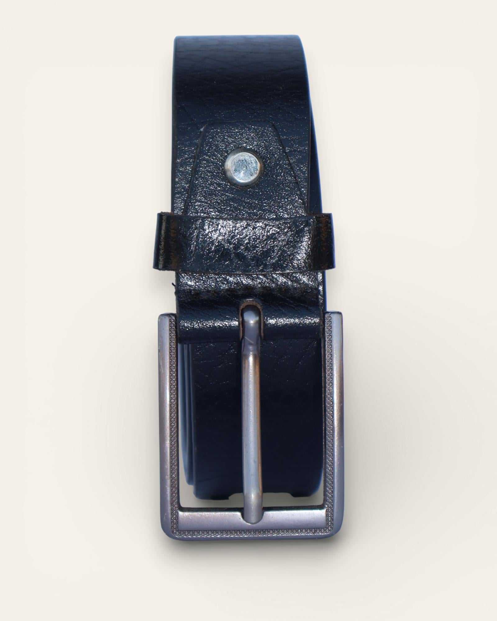 The Chittorgarh Belt - Pebbled Black