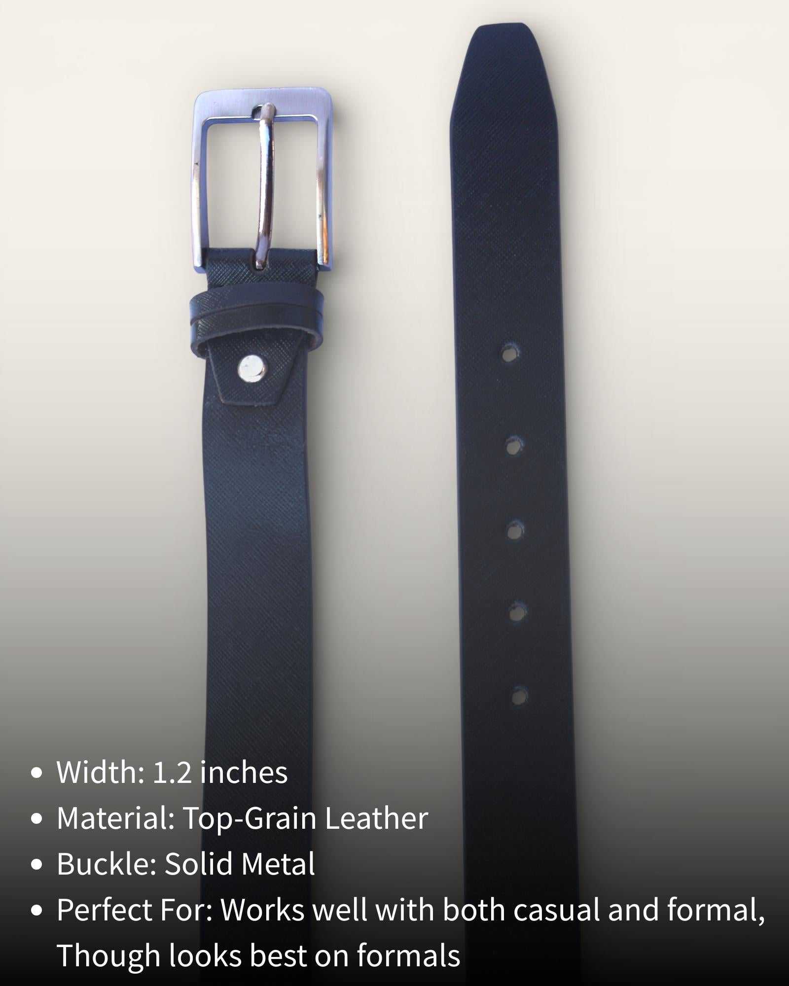 The Chittorgarh Belt - Grained Black