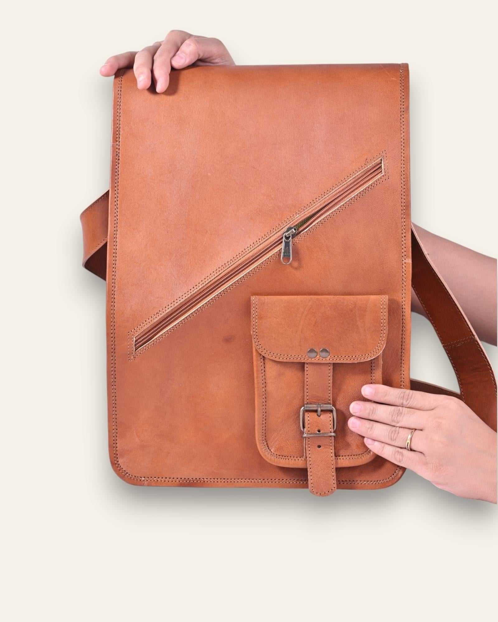 The Bundi Crossbody Bag — handcrafted by artisan Pradeep