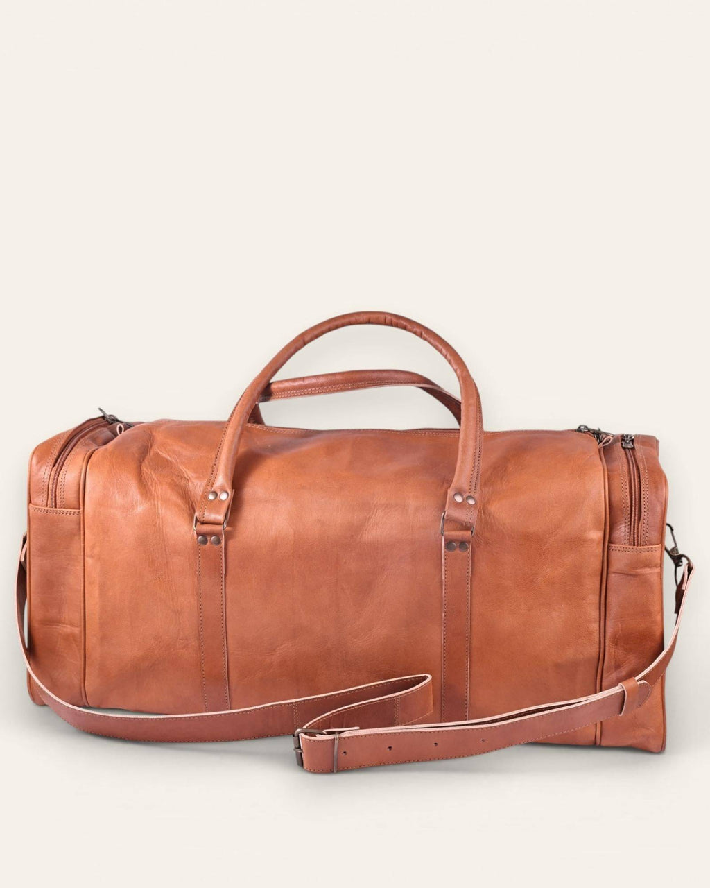 The Ranthambore Weekender — spacious cabin-friendly leather weekender