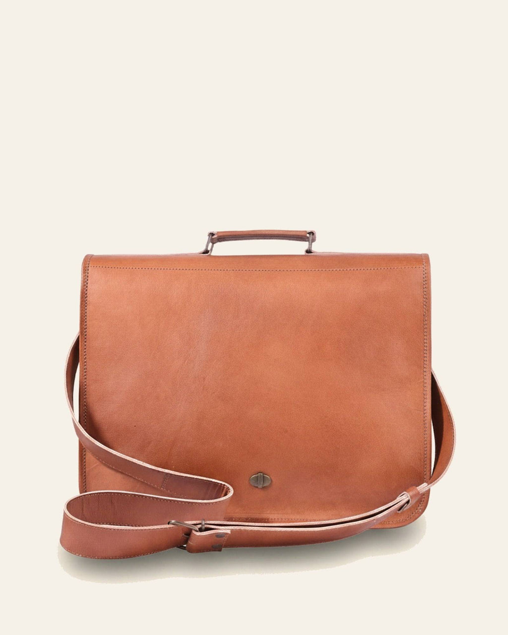 Side profile of The Pali Laptop Bag with its adjustable strap