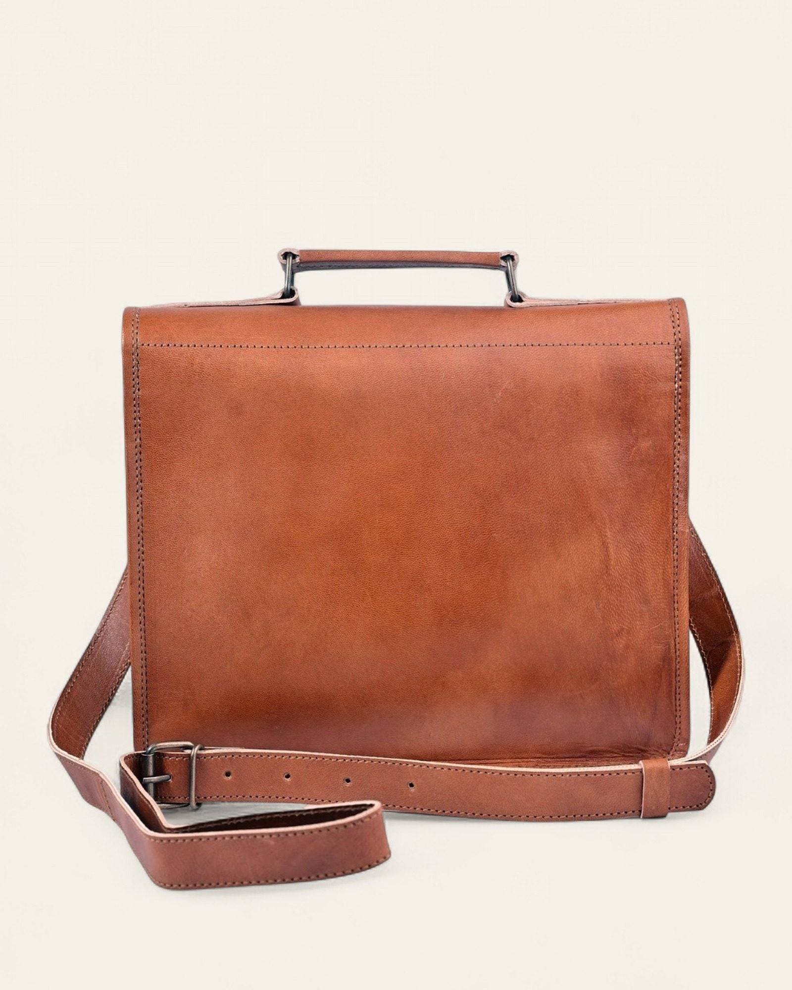 The Malani Messenger — side view showing the slim profile and adjustable strap