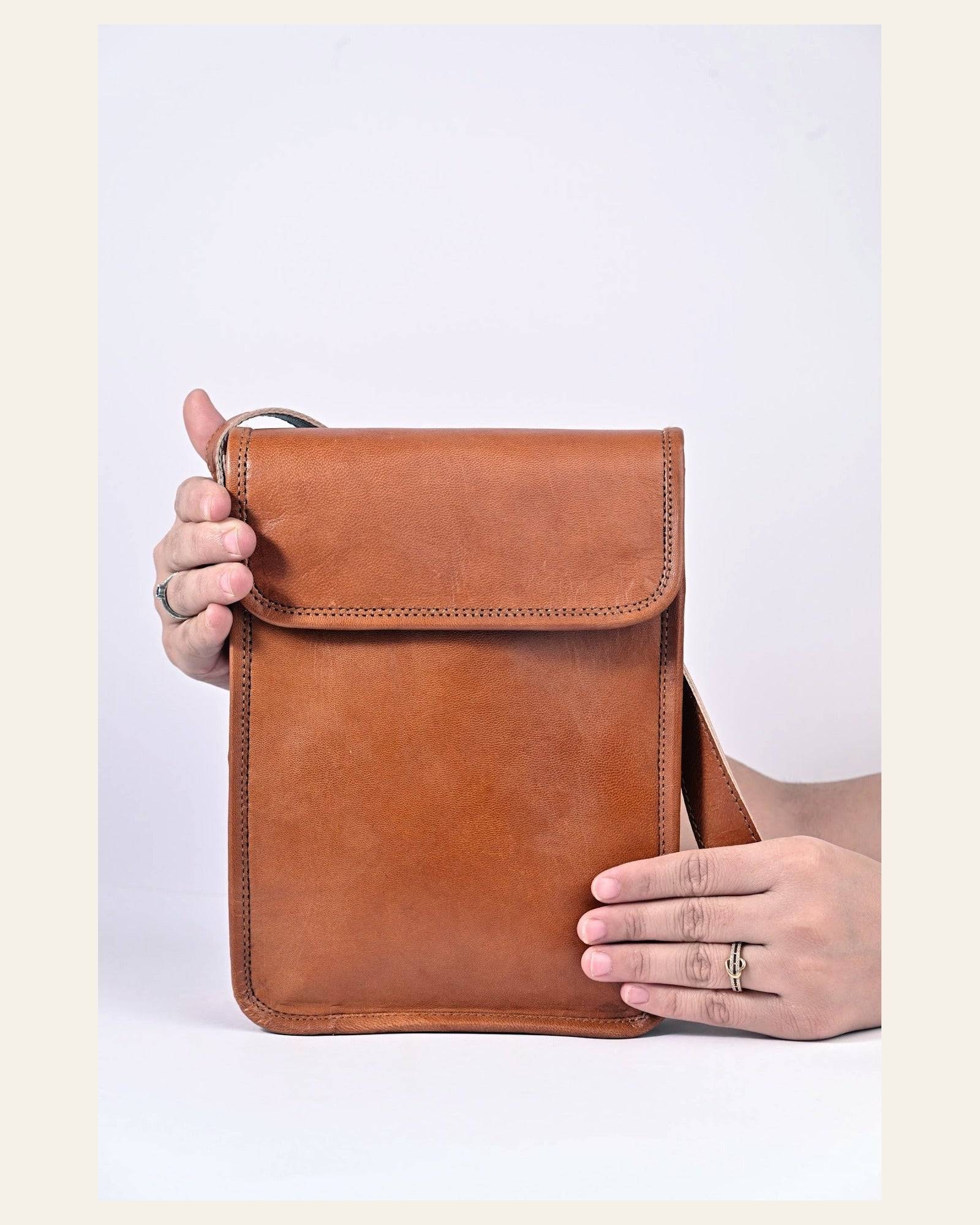 The Phalodi Sling held in hand to show its scale